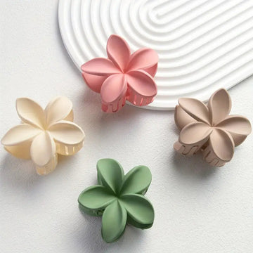 Matte Floral Clip Medium