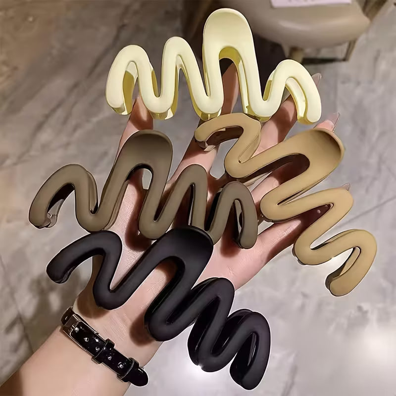 2/4pcs Wavy Twist Clips Set