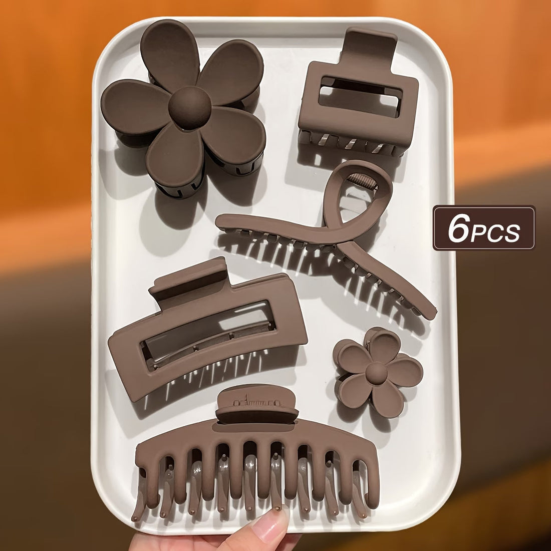 6pcs Go-to Hair Claws Set