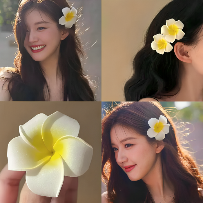 Plumeria Flower Hair Pin (PAIR)