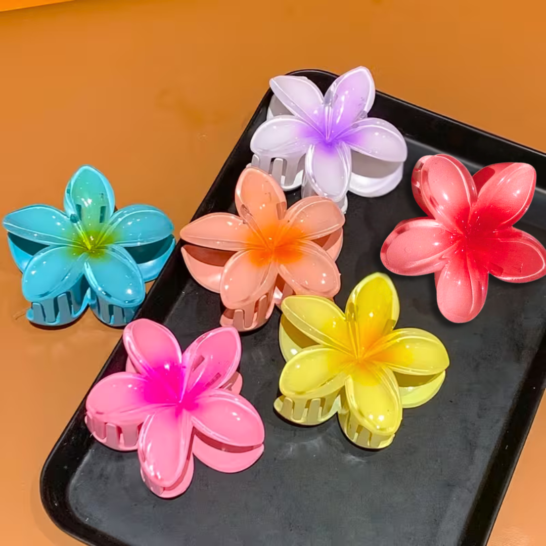 Large Flower Hair Claw Clip