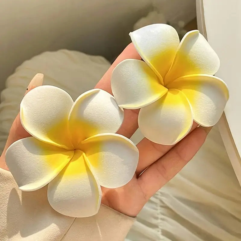 Plumeria Flower Hair Pin (PAIR)
