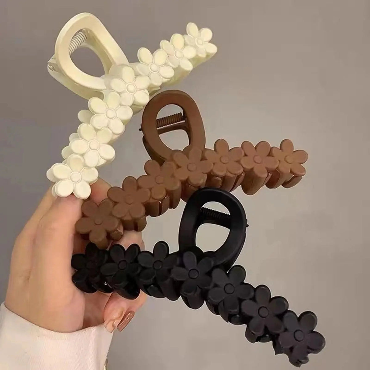 Chic Flower-adorned Clip