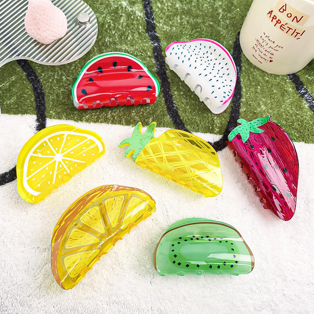 Premium Fruit Claw Clips