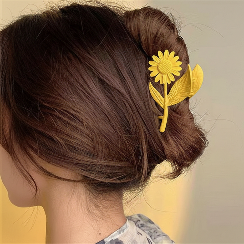 Sunflower Hair Clip
